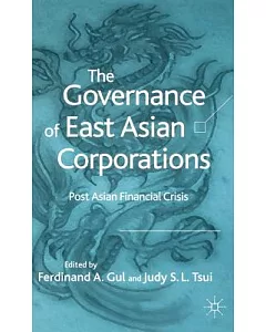 The Governance Of East Asian Corporations: Post-Asian Financial Crisis