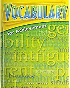 Great Source Vocabulary for Achievement: Student Edition Grade 8