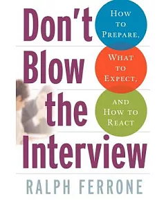 Don’t Blow the Interview: How to Prepare, What to Expect, And How to React