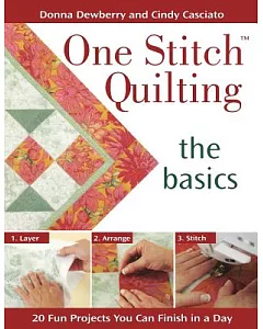 One Stitch Quilting: the basics