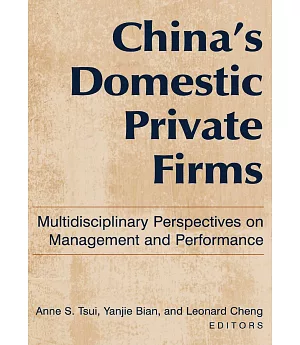 China’s Domestic Private Firms: Multidisciplinary Perspectives on Management And Performance