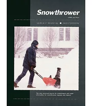 Snowthrower: Service Manual