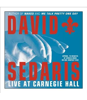 David Sedaris Live at Carnegie Hall