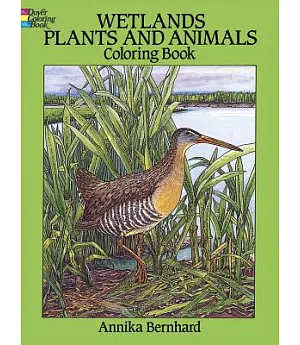 Wetlands Plants and Animals Coloring Book