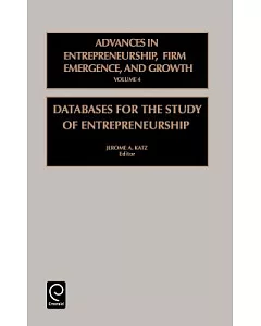 Databases for the Study of Entrepreneurship