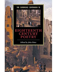 The Cambridge Companion to eighteenth-Century Poetry
