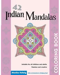 42 Indian Mandalas Adult Coloring Book