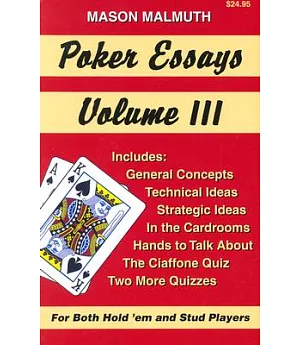 Poker Essays