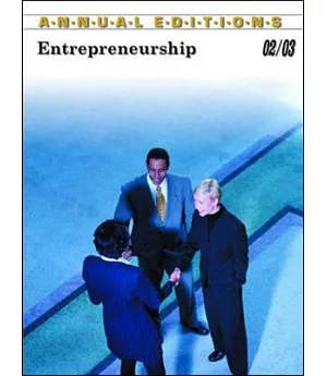 Annual Editions Entrepreneurship 02/03