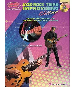 Jazz-Rock Triad Improvising for Guitar