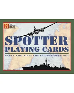 spotter Playing Cards: Naval and Airplane DoUble Deck set