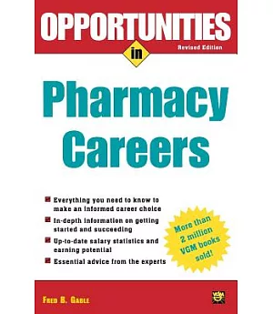 Opportunities in Pharmacy Careers