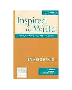 Inspired to Write: Readings and Tasks to Develop Writing skills