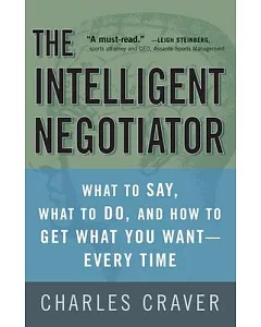 The Intelligent Negotiator: What to Say, What to Do, How to Get What You Want--every Time