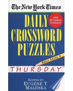 The New York Times Daily Crossword Puzzles: Thursday : Level 4