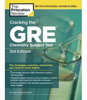 The Princeton Review Cracking the Gre Chemistry Subject Test