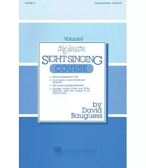 The Jenson Sight Singing Course