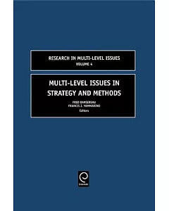 Multi-level Issues in Strategy And Methods