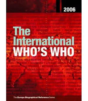 The International Who’s Who 2006