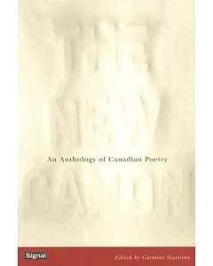 The New Canon: An Anthology of Canadian Poetry
