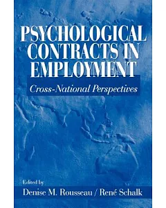 Psychological Contracts in Employment: Cross Cultural Perspectives