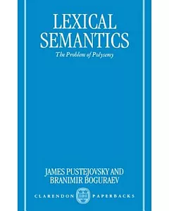 Lexical Semantics: The Problem of Polysemy