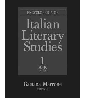 Encyclopedia of Italian Literary Studies