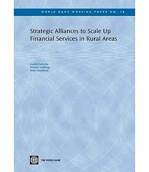 Strategic Alliances to Scale Up Financial Services in Rural Areas
