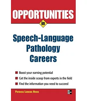 Opportunities in Speech-language Pathology Careers
