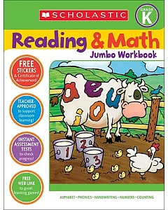 Scholastic Reading & Math Jumbo Workbook Grade K