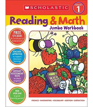 Scholastic Reading & Math Jumbo Workbook Grade 1