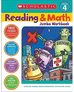 Scholastic Reading & Math Jumbo Workbook Grade 4