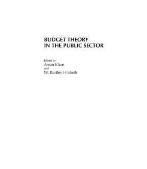 Budget Theory in the Public Sector