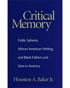 Critical Memory: Public Spheres, African American Writing, and Black Fathers and Sons in America
