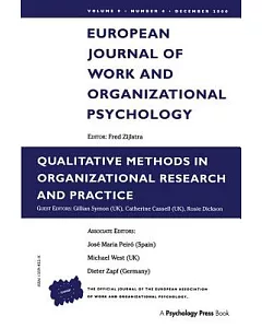 Qualitative Methods in Organizational Research and Practice 9
