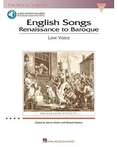 English Songs: Renaissance to Baroque: The Vocal Library