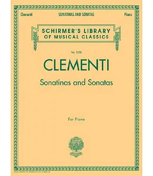 Muzio Clementi: Sonatinas And Sonatas: Schirmer’s Library of Musical Classics