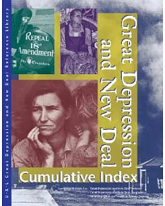 Great Depression and New Deal: Reference Library Cumulative Index