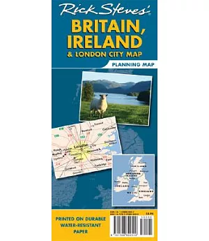 Rick Steves’ Britain, Ireland & London City Map: Planning Map