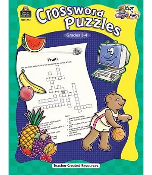 Crossword Puzzles: Grades 3-4