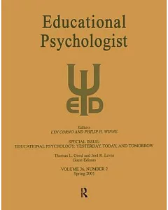 Educational Psychology: Yesterday, Today, and Tomorrow