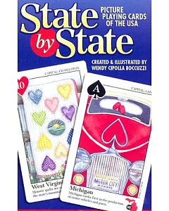 state by state PictUre Playing Cards of the UsA