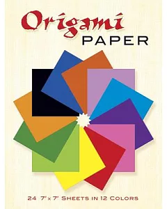 Origami Paper: Includes 24 Sheets of Color Paper in 12 Colors