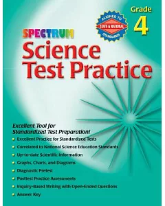 Spectrum Science Test Practice: Grade 4