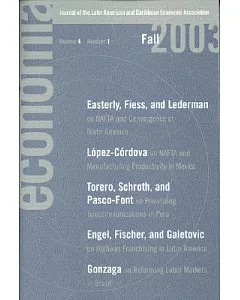 Economia Fall 2003: Journal of the Latin American and Caribbean Economic Association