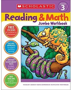 Scholastic Reading & Math Jumbo Workbook Grade 3