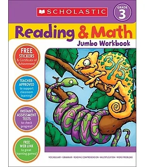 Scholastic Reading & Math Jumbo Workbook Grade 3