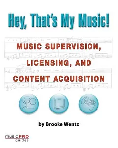 Hey, That’s My Music!: Music Supervision, Licensing, and Content Acquisition