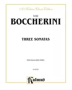boccherini: Three Sonatas for Cello and Piano