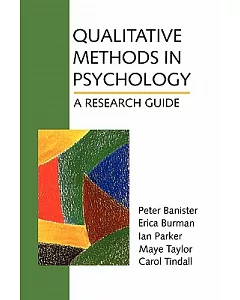 Qualitative Methods in Psychology: A Research Guide